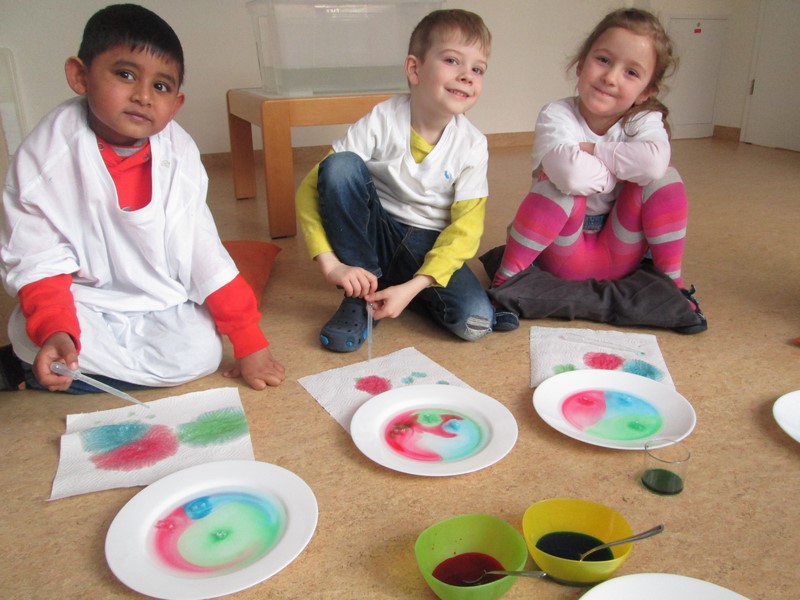 Kindergarten Windhagen - Himmelszelt - Sonne, Mond, Sterne und Wolken